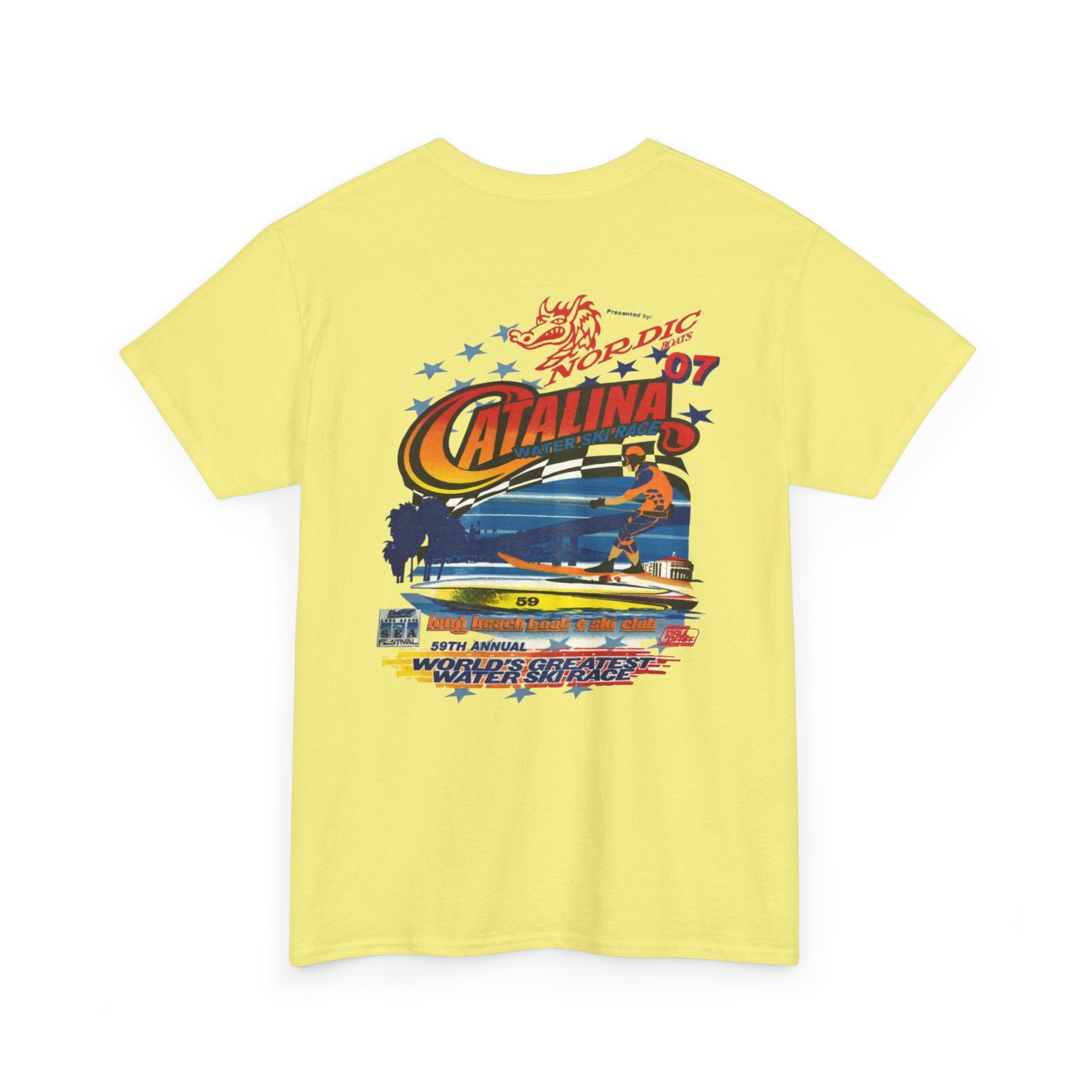Catalina Water Ski Race 2007 Unisex Tee, 59th annual Long Beach Boat & Ski Club