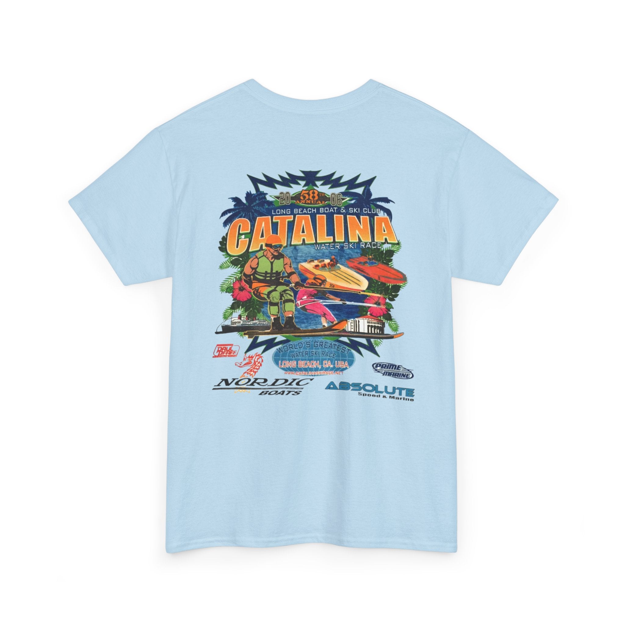 Catalina Water Ski Race 2006 Unisex Tee, 58th annual Long Beach Boat & Ski Club