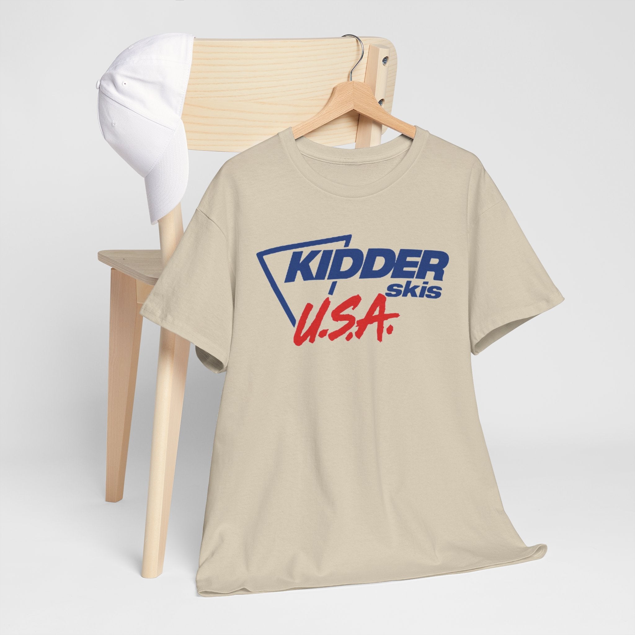 Kidder Skis USA - Vintage water ski graphic t-shirt