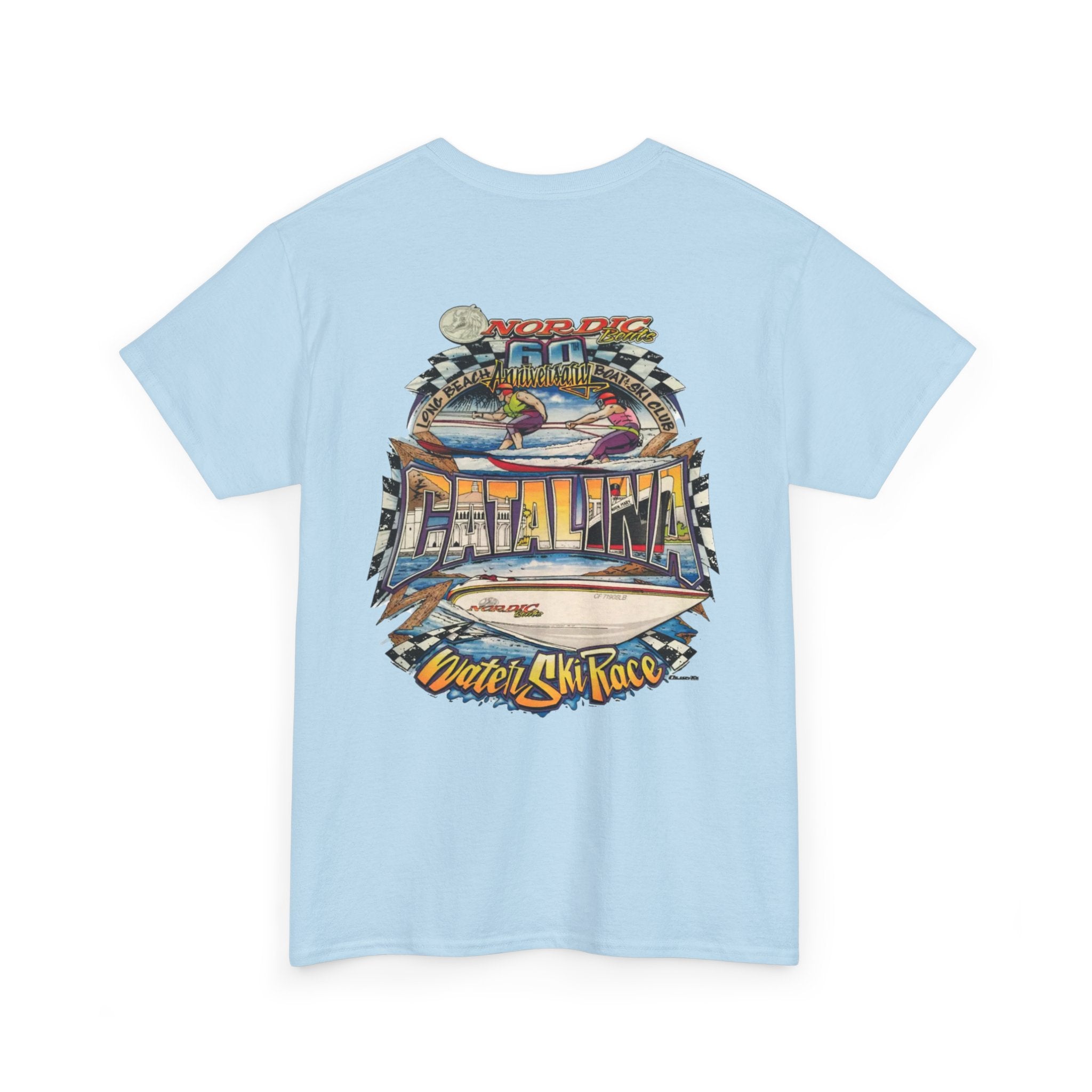 Catalina Water Ski Race 2008 Unisex Tee, 60th annual, Long Beach Boat & Ski Club