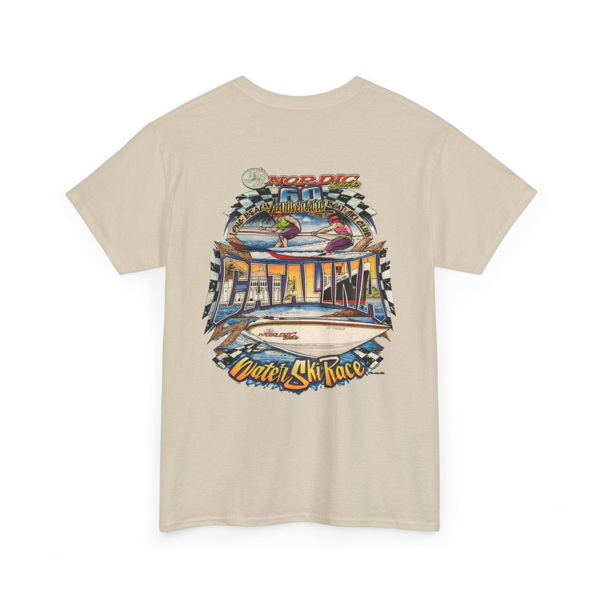 Catalina Water Ski Race 2008 Unisex Tee, 60th annual, Long Beach Boat & Ski Club