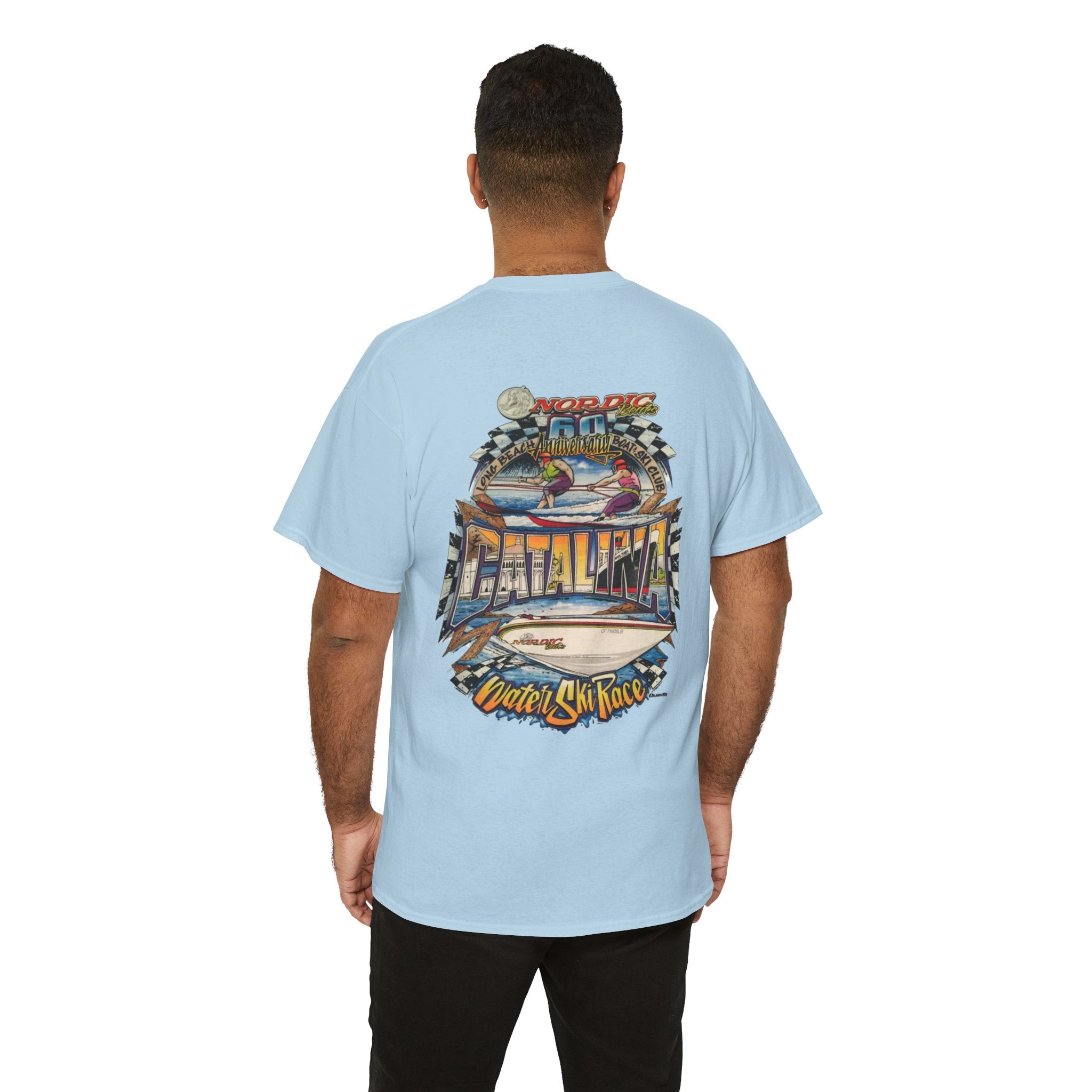 Catalina Water Ski Race 2008 Unisex Tee, 60th annual, Long Beach Boat & Ski Club