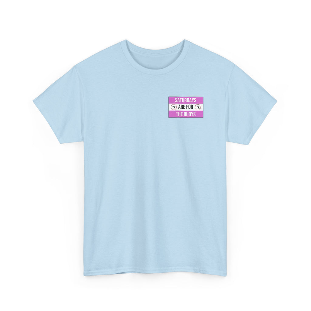 "Saturdays Are For The Buoys" (Girls) - Water ski slalom short-sleeve graphic t-shirt