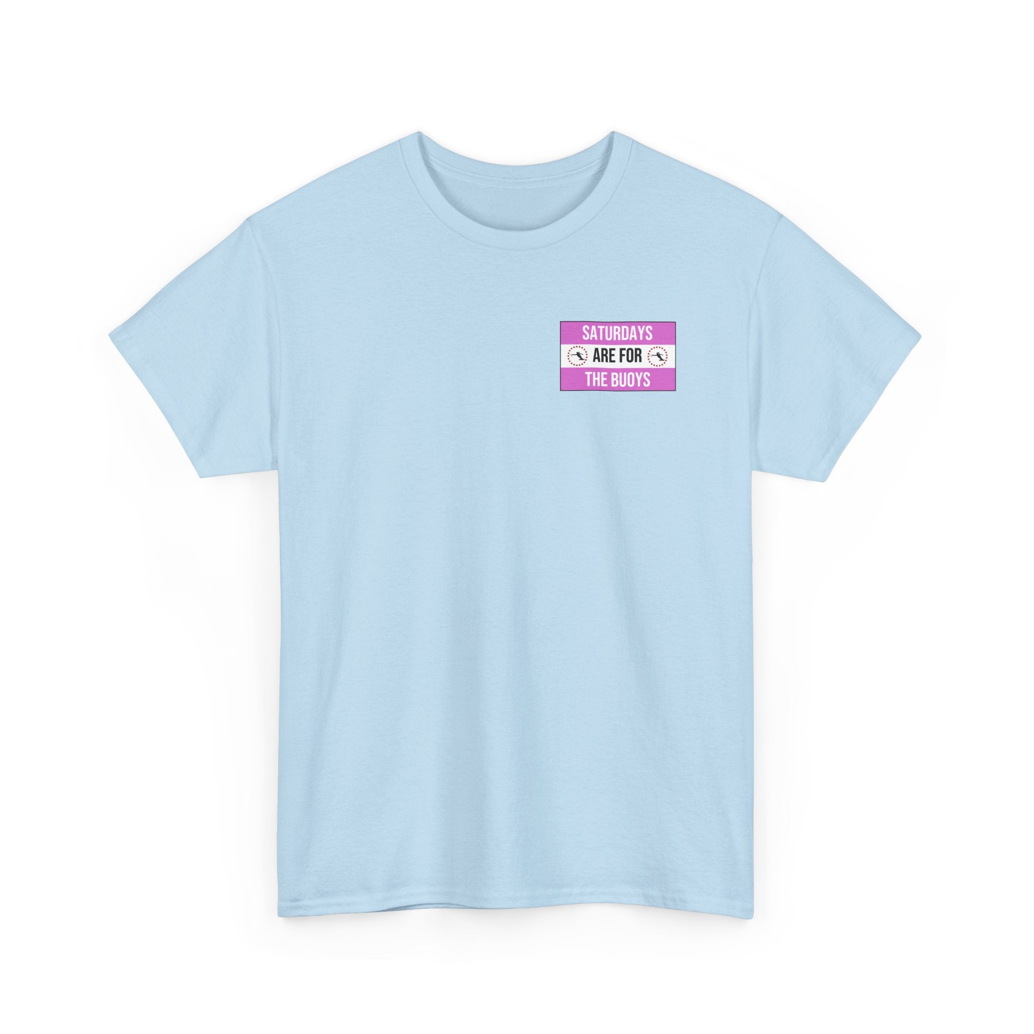"Saturdays Are For The Buoys" (Girls) - Water ski slalom short-sleeve graphic t-shirt