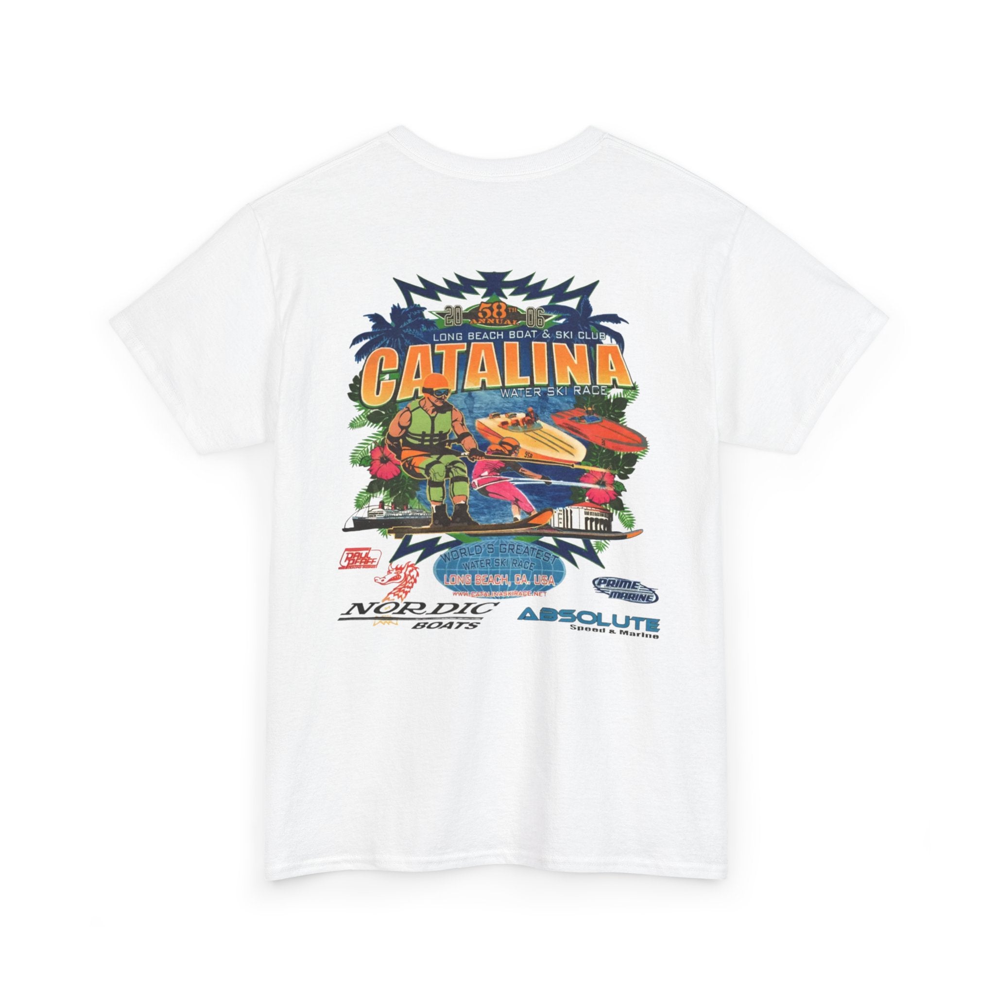 Catalina Water Ski Race 2006 Unisex Tee, 58th annual Long Beach Boat & Ski Club